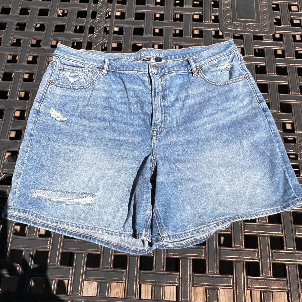 American Eagle Outfitters Women's Blue Denim Shorts